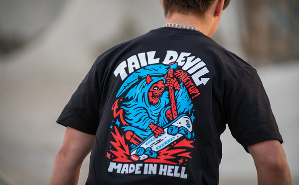 Tail Devil Skateboard T-Shirt