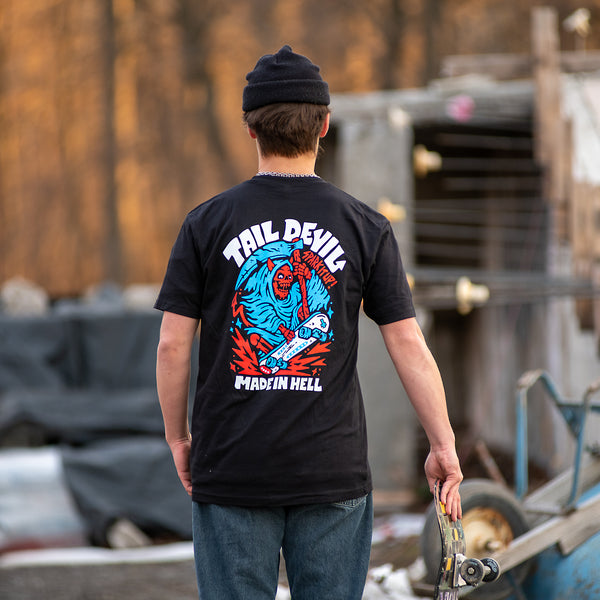 Tail Devil Skateboard T-Shirt