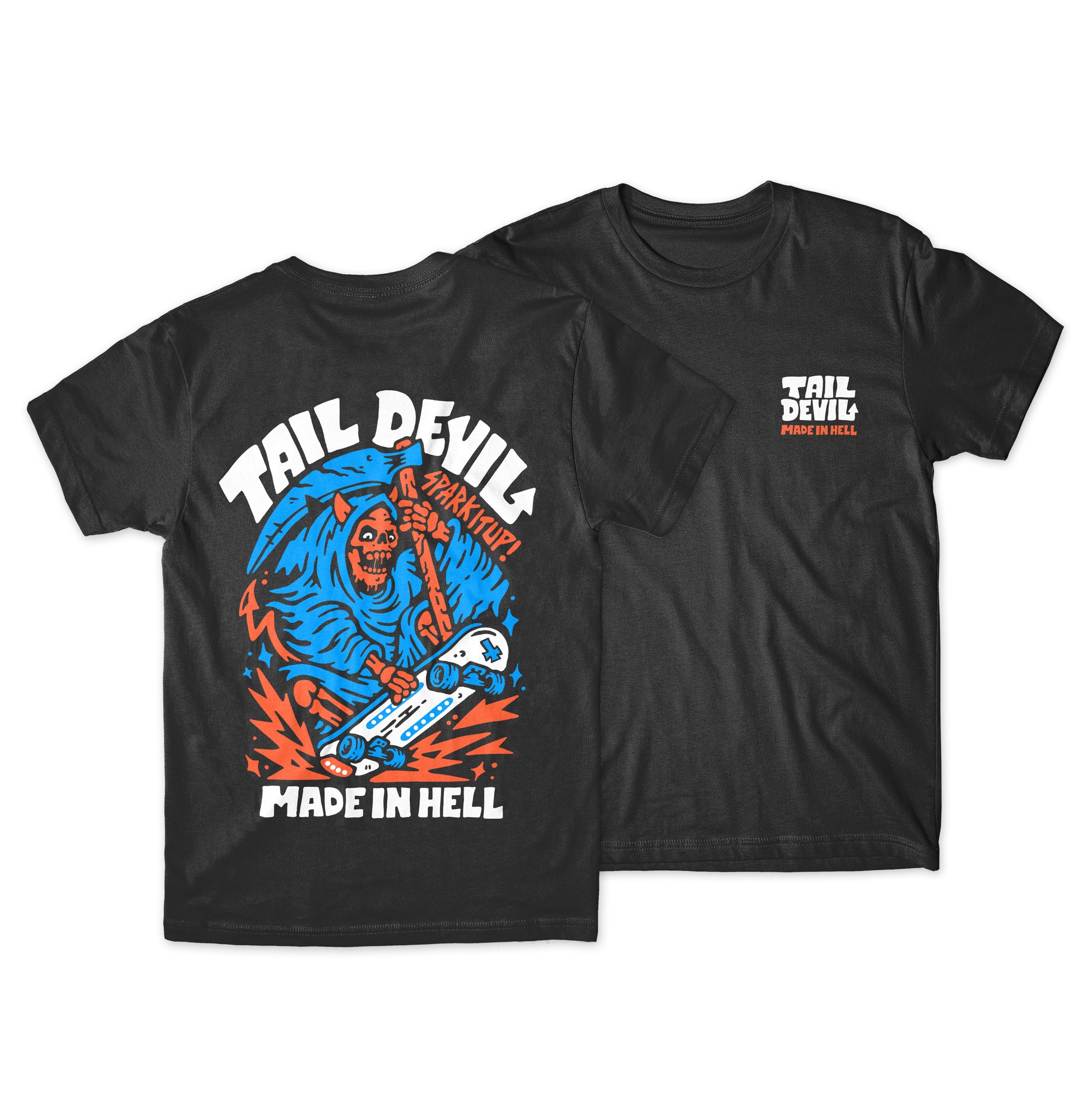 Tail Devil Skateboard T-Shirt